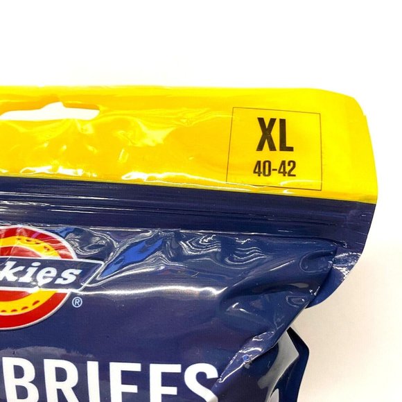 Men's Dickies 5-Pack Cotton Contour Pouch Boxer Briefs - Black - XL (40-42) - Picture 2 of 4